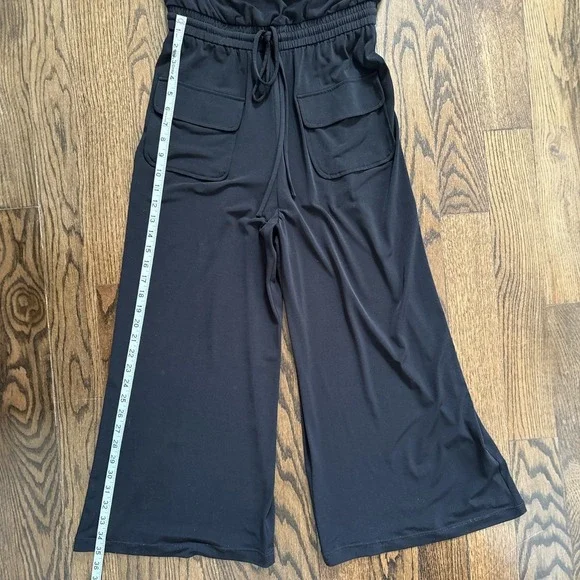 Vince‎ Camuto Black Sleeveless Wide Leg Jumpsuit Pantsuit - Picture 8 of 16